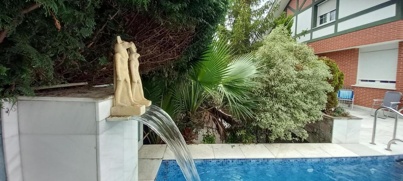 Chalet Con Piscina, Sauna Y Jacuzzi Cerca Del Mar A Media Hora De Bilbao Y Santander El Puente  Екстер'єр фото